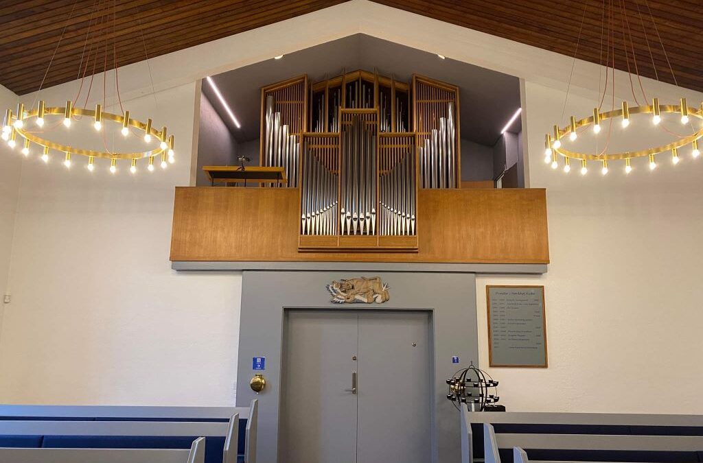 Mørkhøj Orgel efter ombygning