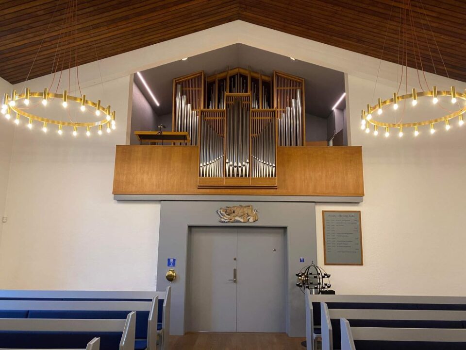 Mørkhøj  Orgel efter ombygning